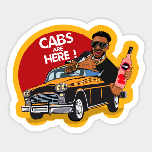 Jersey Shore CABS ARE HERE! Sticker